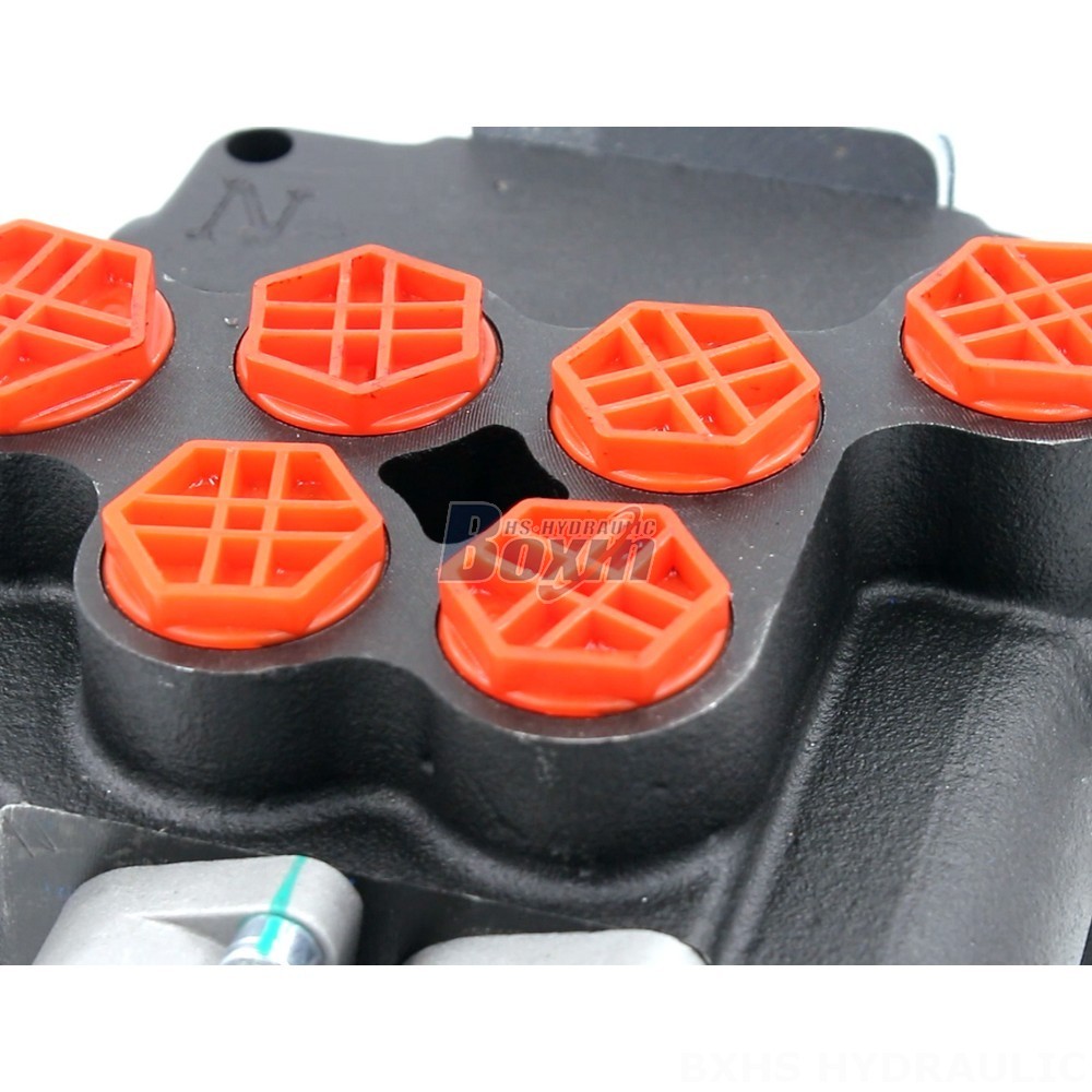 P80-G12-G34 Manual Joystick 2 Spool Monoblock Directional Valve Manufacturer detail image
